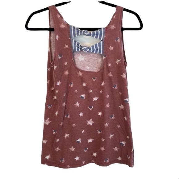 Disney Minnie Mouse American Fourth of July Stars And Stripes Tank Top - Picture 8 of 8